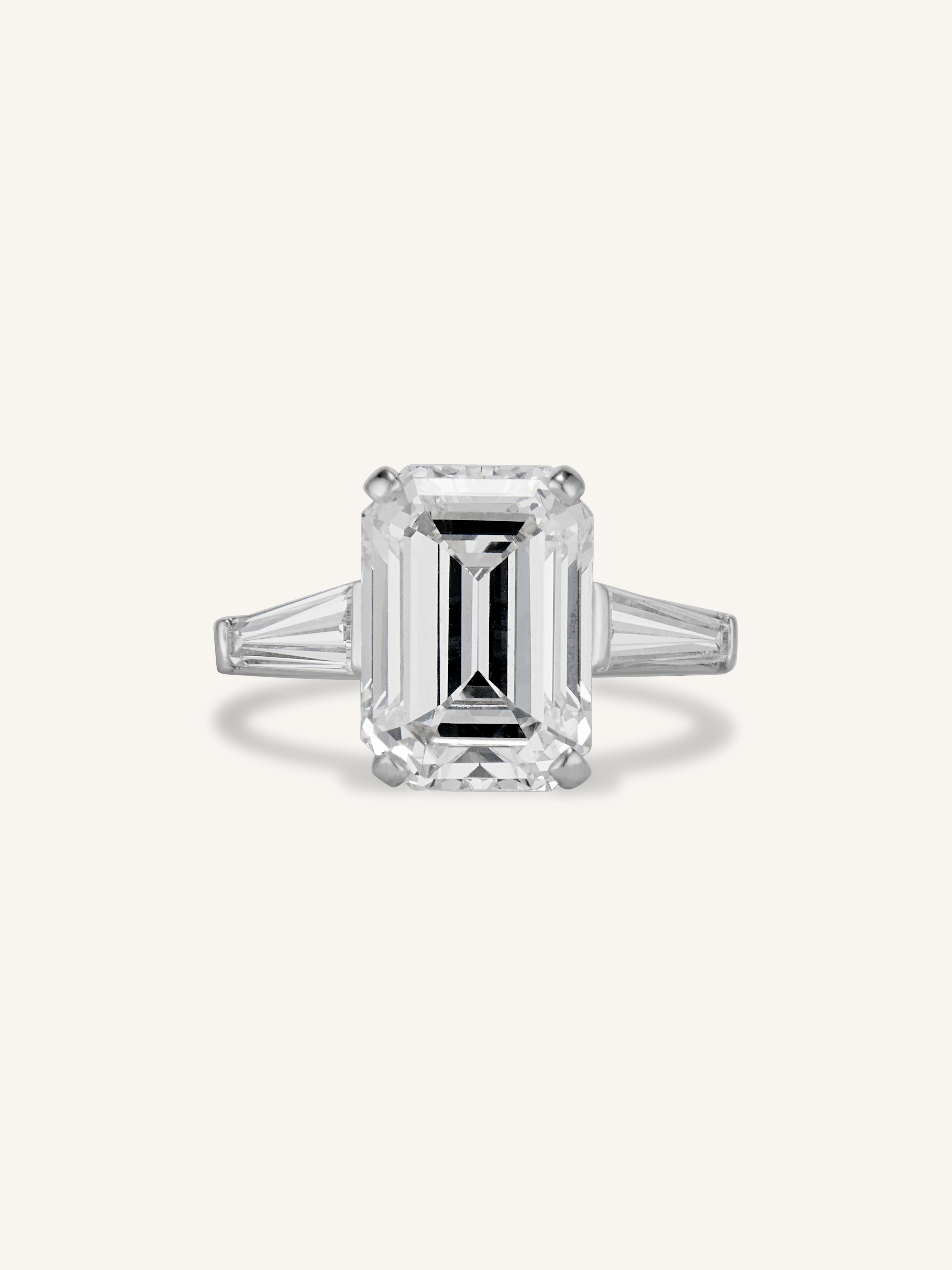 Cartier Midcentury Carat Emerald Cut Diamond Vintage