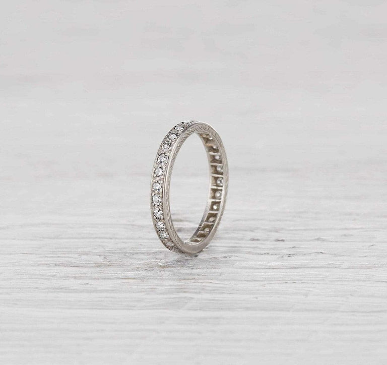 1.00 Carat Edwardian Baily Banks & Biddle Diamond Eternity Band
