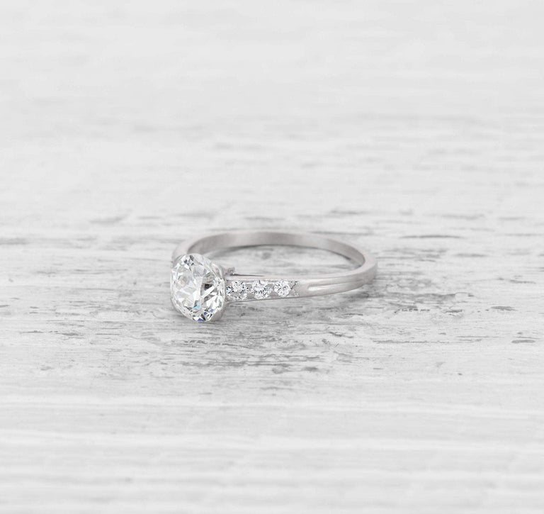 1.00 CARAT TIFFANY DIAMOND SOLITAIRE ENGAGEMENT RING