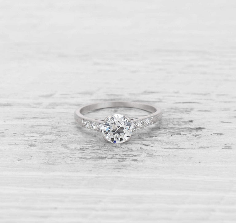 1.00 CARAT TIFFANY DIAMOND SOLITAIRE ENGAGEMENT RING