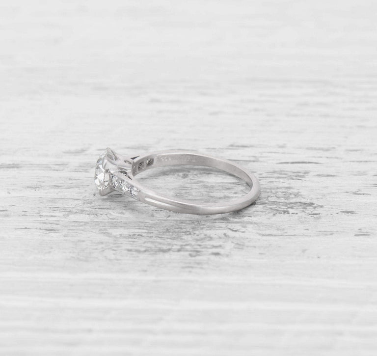 1.00 CARAT TIFFANY DIAMOND SOLITAIRE ENGAGEMENT RING