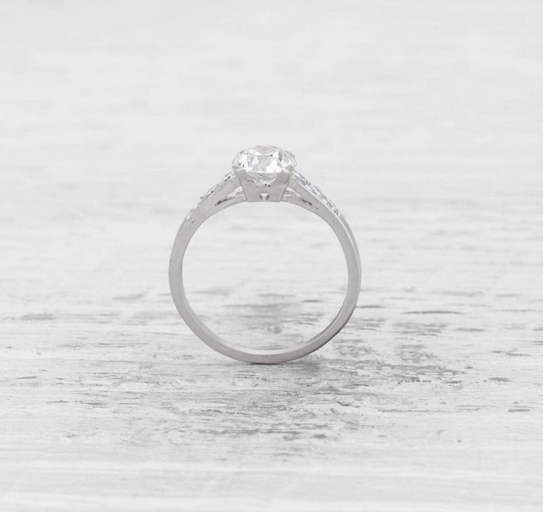 1.00 CARAT TIFFANY DIAMOND SOLITAIRE ENGAGEMENT RING