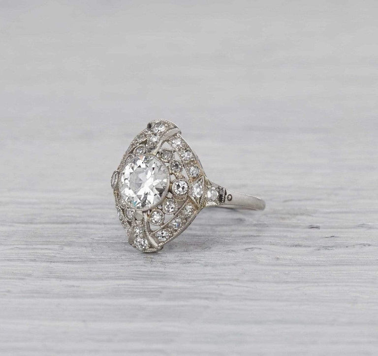 1.01 Carat Edwardian Engagement Ring