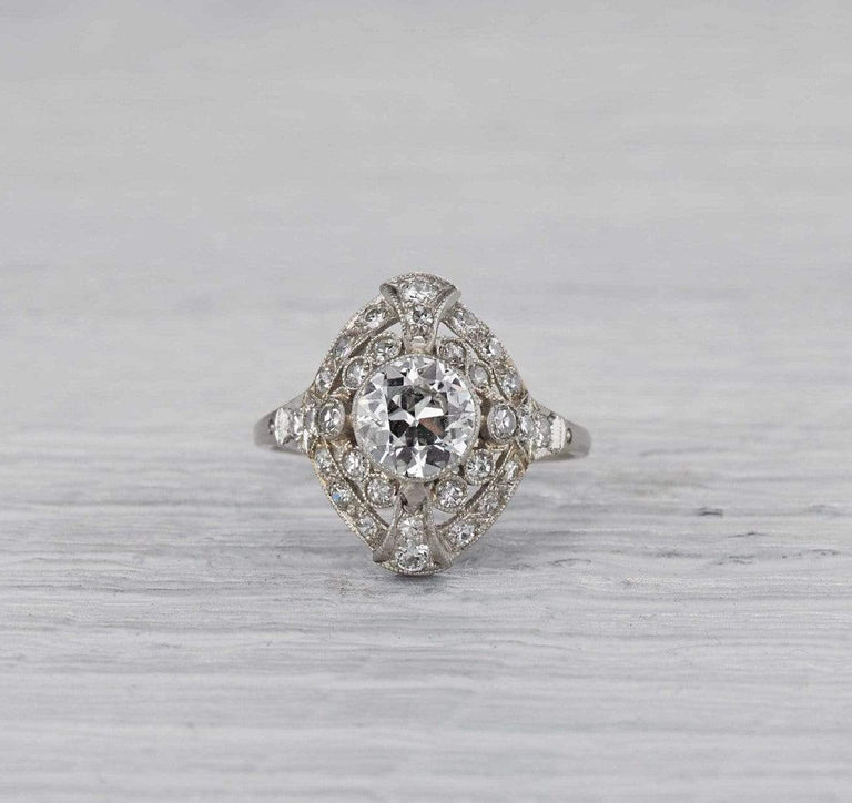 1.01 Carat Edwardian Engagement Ring