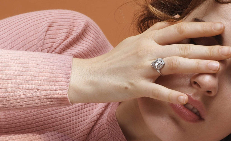 1.01 Carat Edwardian Engagement Ring