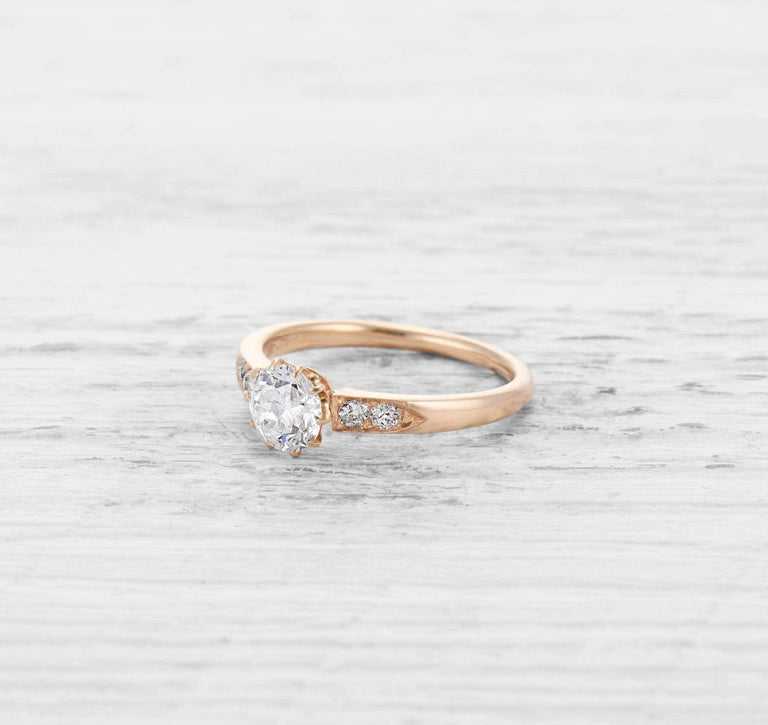 1.01 CARAT VICTORIAN DIAMOND ENGAGEMENT RING