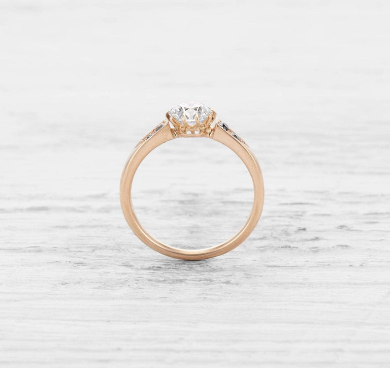 1.01 CARAT VICTORIAN DIAMOND ENGAGEMENT RING