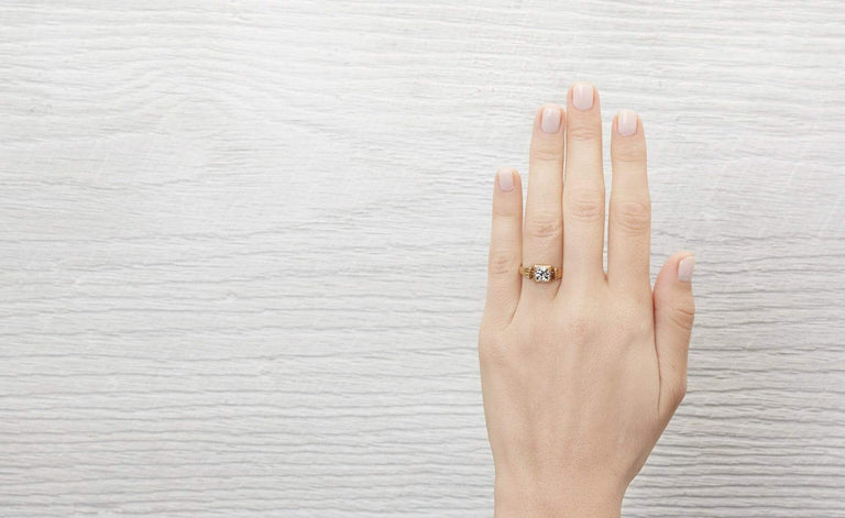 1.01 Carat Victorian Engagement Ring