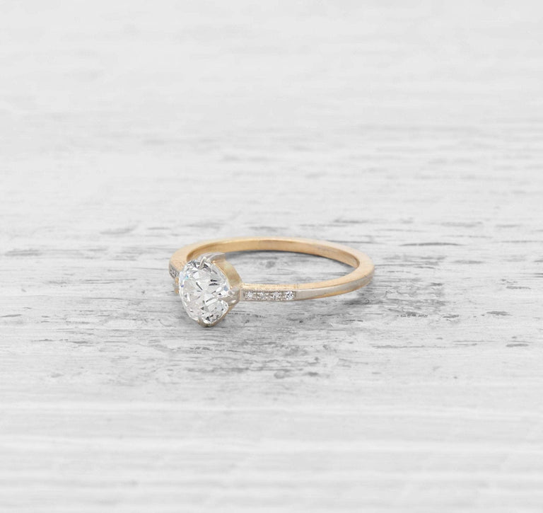 1.02 CARAT EDWARDIAN DIAMOND ENGAGEMENT RING
