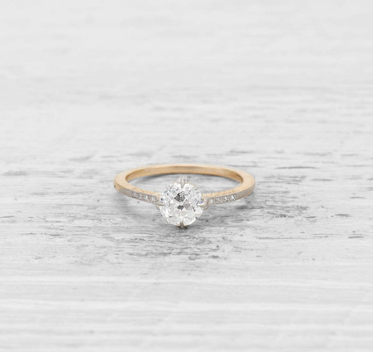 1.02 CARAT EDWARDIAN DIAMOND ENGAGEMENT RING