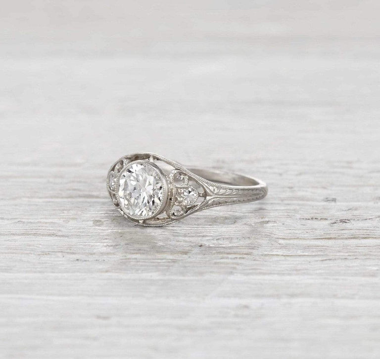 1.02 Carat Edwardian Engagement Ring