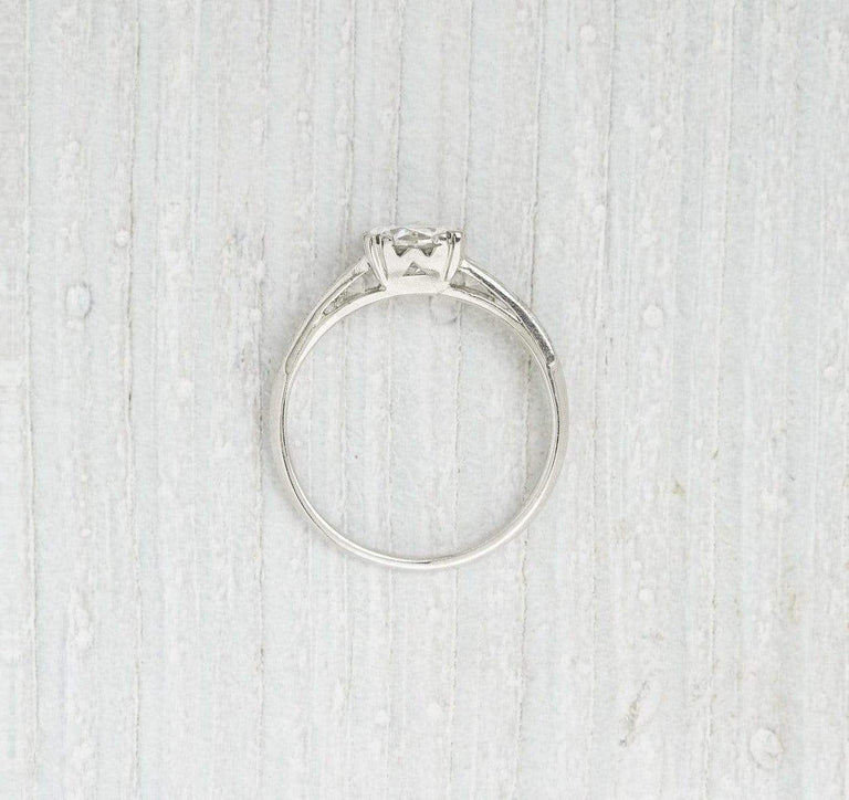 1.02 Carat Vintage Diamond Engagement Ring