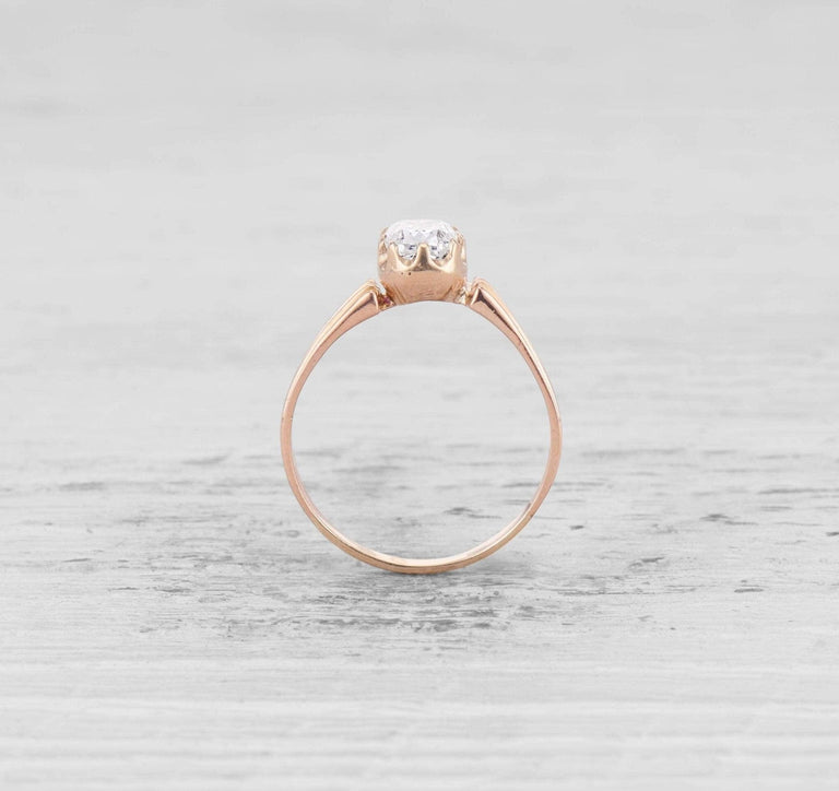 1.03 CARAT ANTIQUE DIAMOND ENGAGEMENT RING