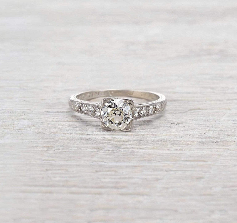 1.03 Carat Art Deco Engagement Ring