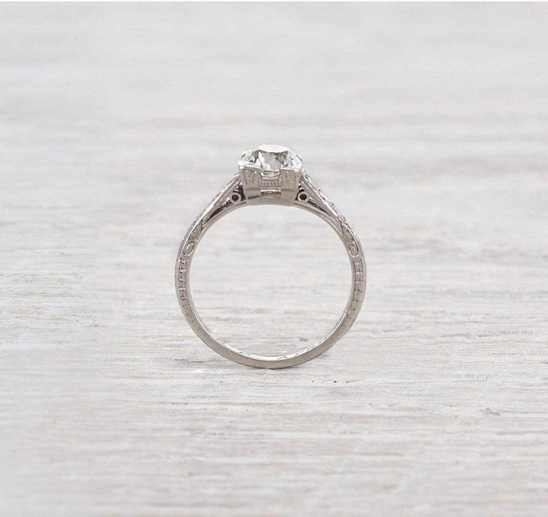 1.03 Carat Art Deco Engagement Ring