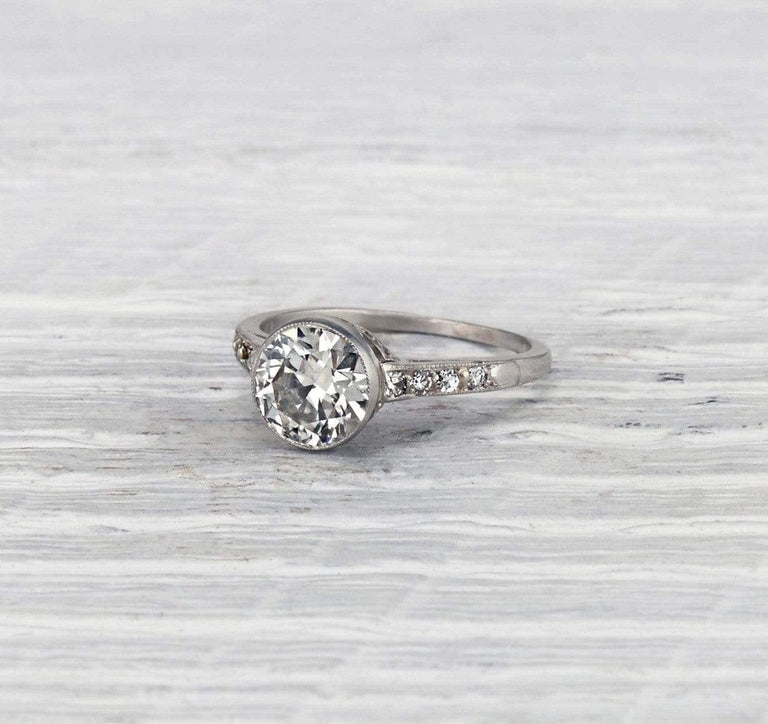1.03 Carat Early Art Deco Diamond Engagement Ring