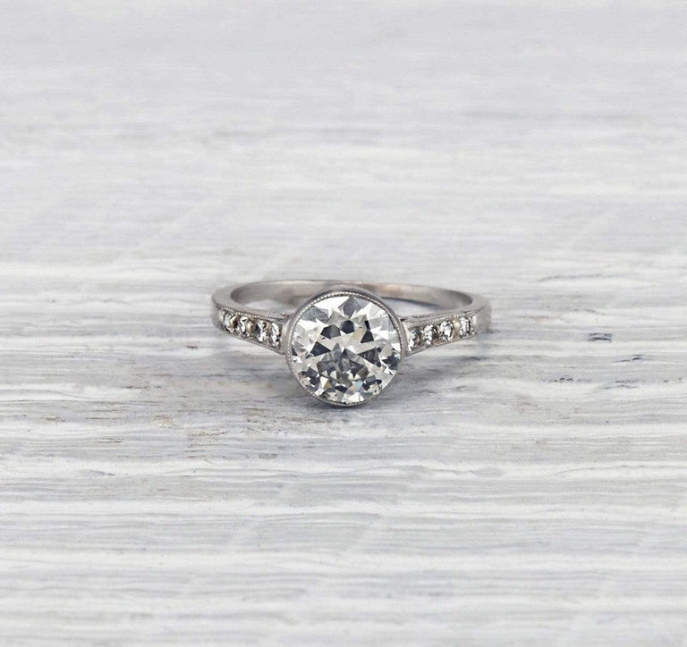 1.03 Carat Early Art Deco Diamond Engagement Ring