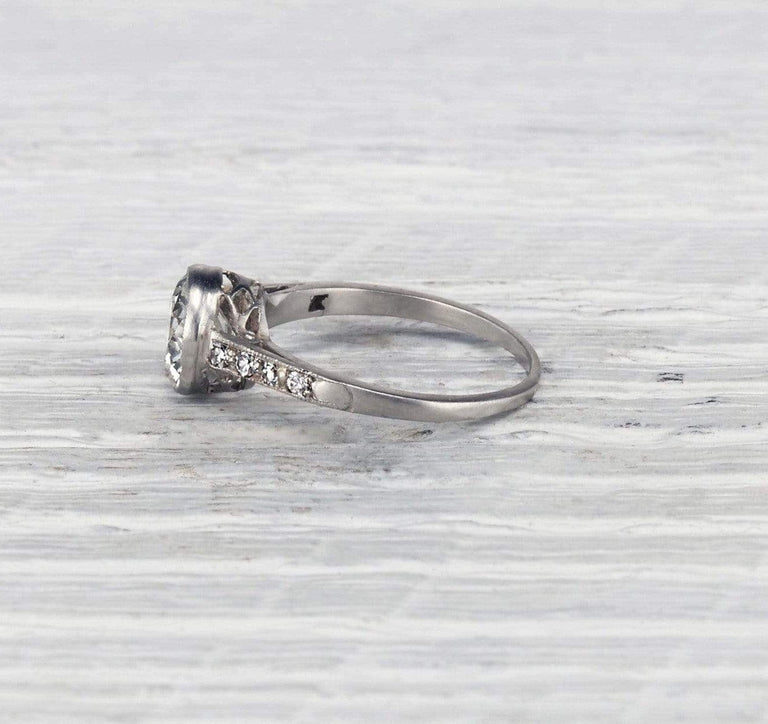 1.03 Carat Early Art Deco Diamond Engagement Ring