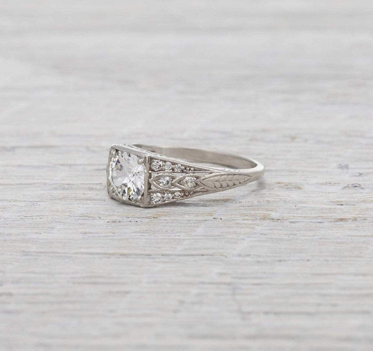 1.03 Carat Vintage Art Deco Engagement Ring