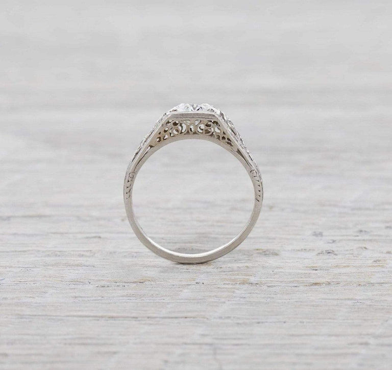 1.03 Carat Vintage Art Deco Engagement Ring