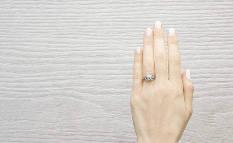 1.03 Carat Vintage Art Deco Engagement Ring