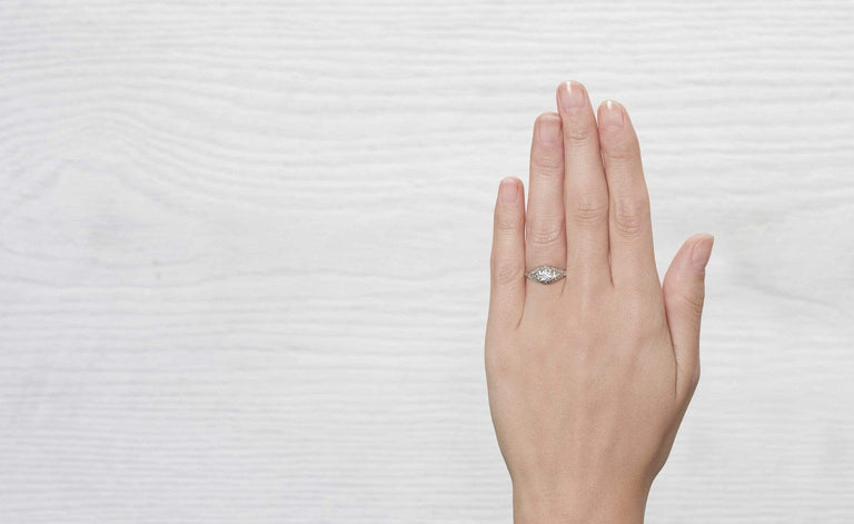 1.04 Carat Art Deco Shreve & Co. Diamond Engagement Ring