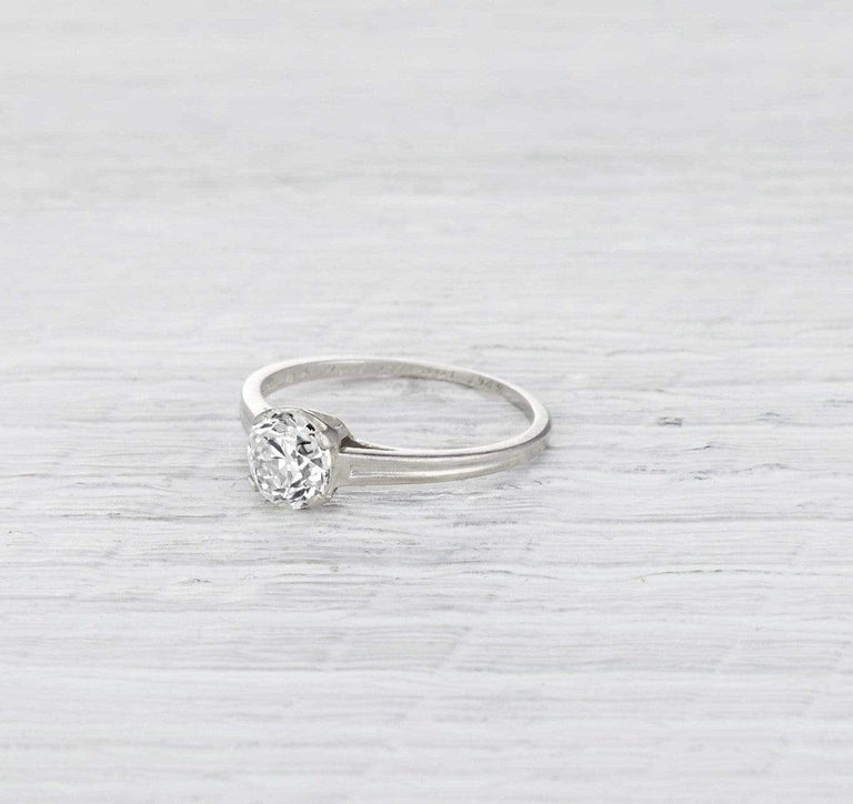 1.04 Carat Art Deco Tiffany & Co.Engagement Ring