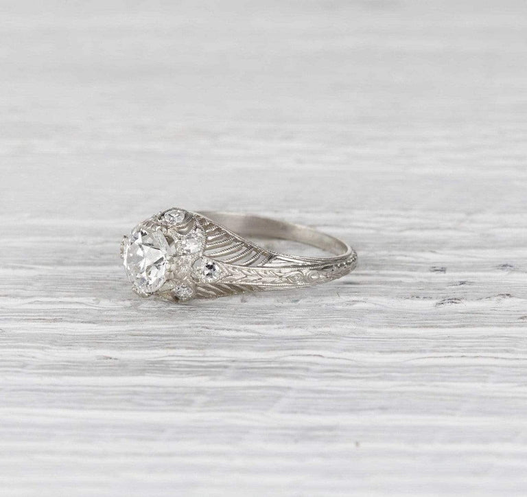 1.04 Carat Edwardian Engagement Ring