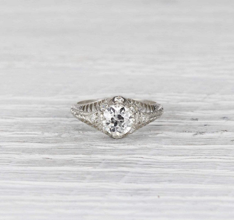 1.04 Carat Edwardian Engagement Ring