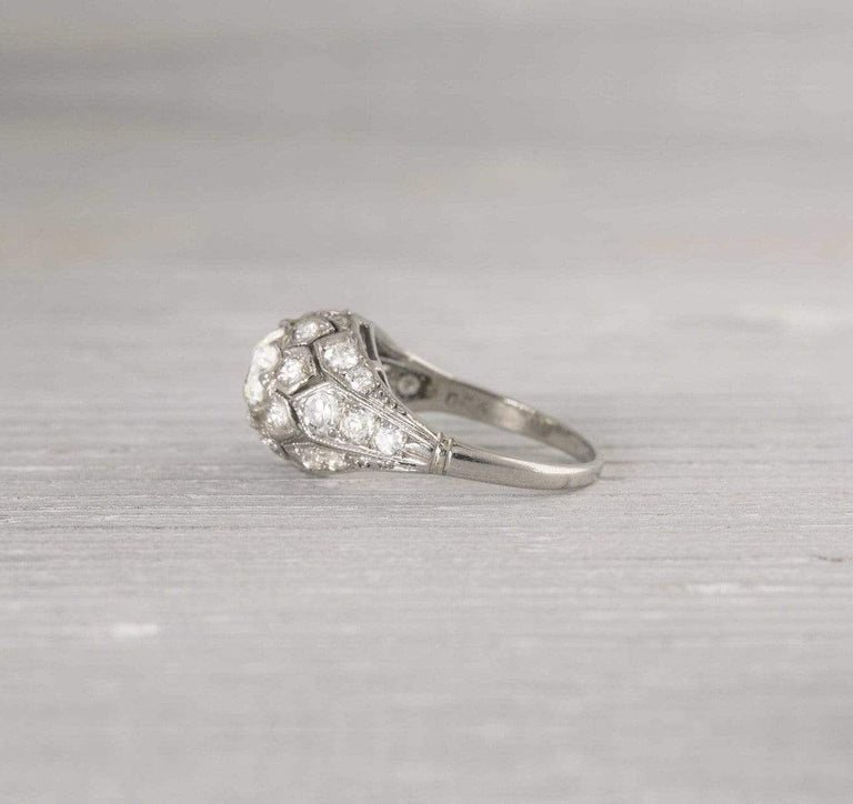1.04 Carat Vintage Diamond Engagement Ring