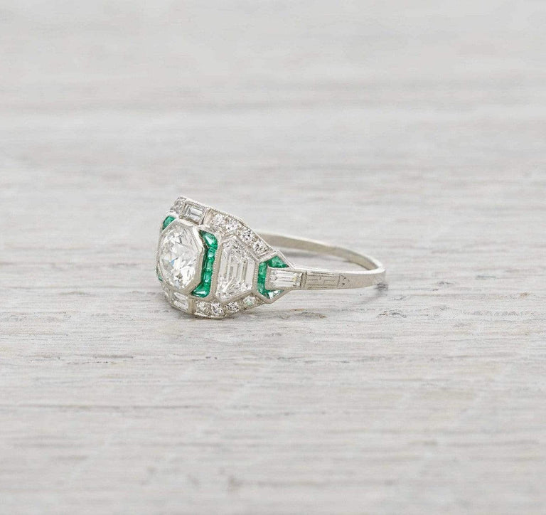 1.05 Carat Art Deco Engagement Ring