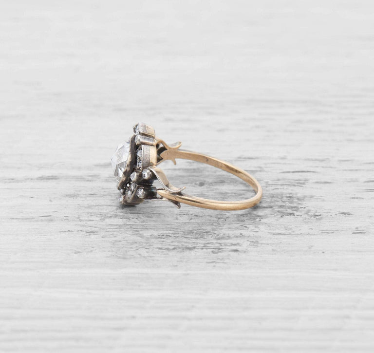 1.05 CARAT GEORGIAN ROSE CUT DIAMOND RING