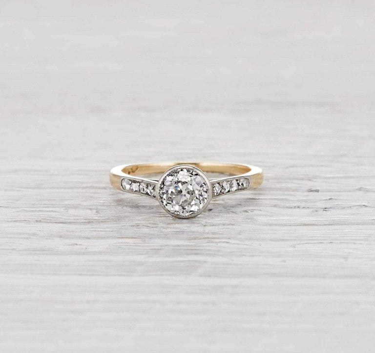 1.05 Carat Late Edwardian Engagement Ring