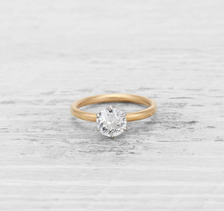 1.05 CARAT TIFFANY & CO ANTIQUE DIAMOND SOLITAIRE ENGAGEMENT RING