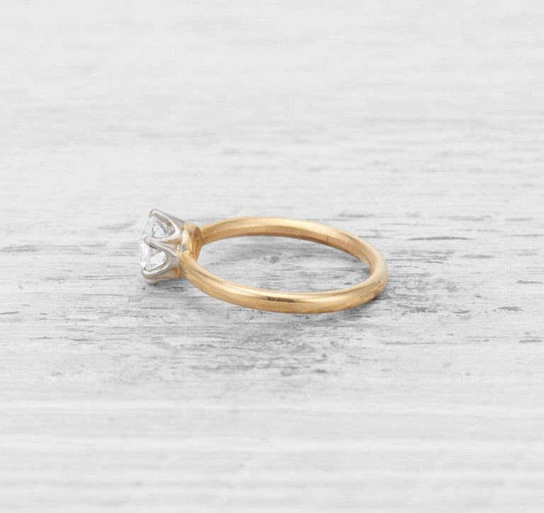 1.05 CARAT TIFFANY & CO ANTIQUE DIAMOND SOLITAIRE ENGAGEMENT RING