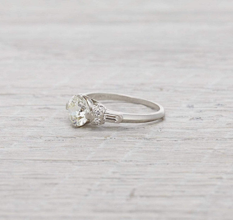 1.06 Carat Art Deco Engagement Ring