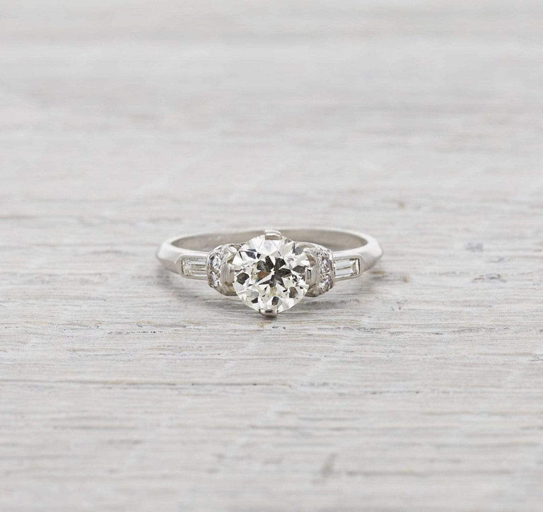1.06 Carat Art Deco Engagement Ring