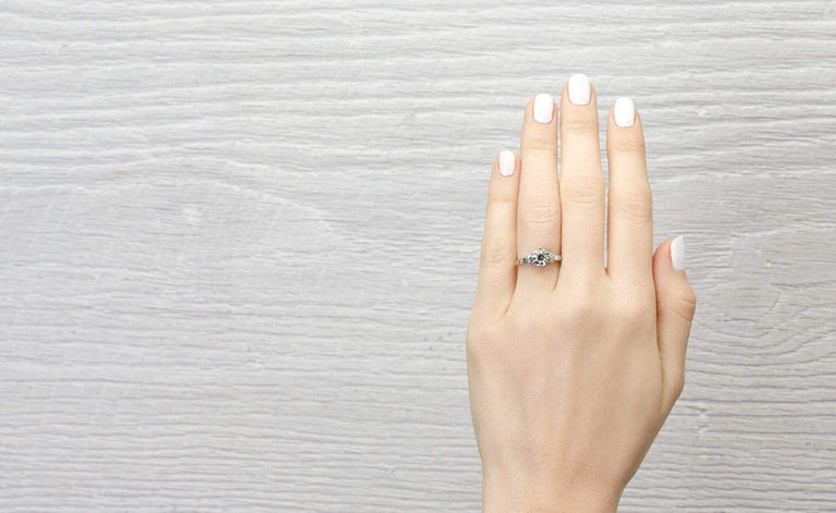 1.06 Carat Art Deco Engagement Ring