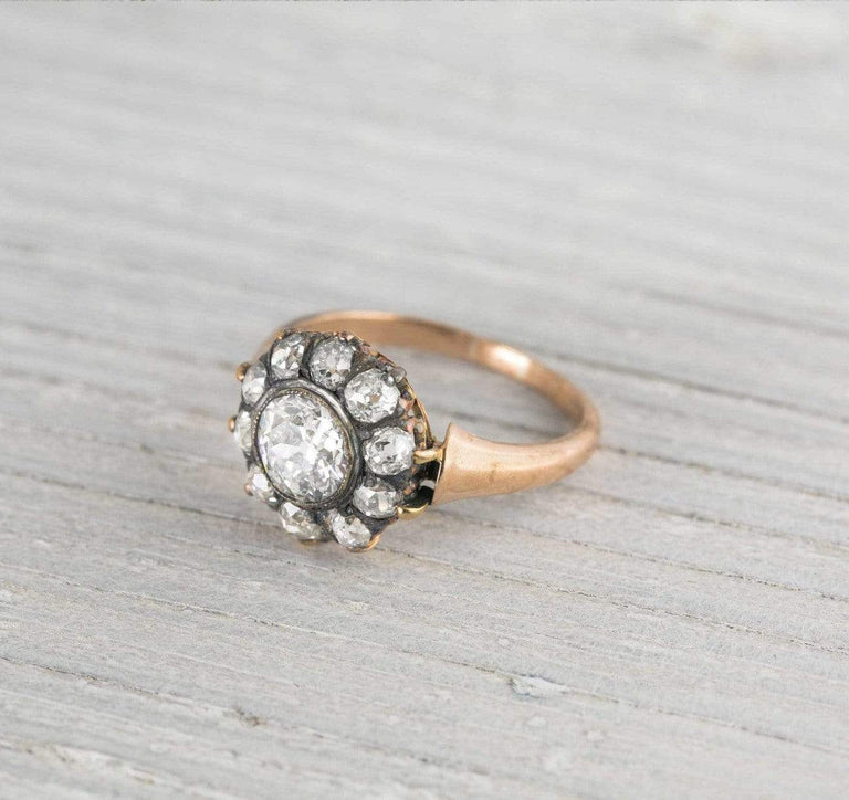 1.07 Carat Antique Victorian Engagement Ring