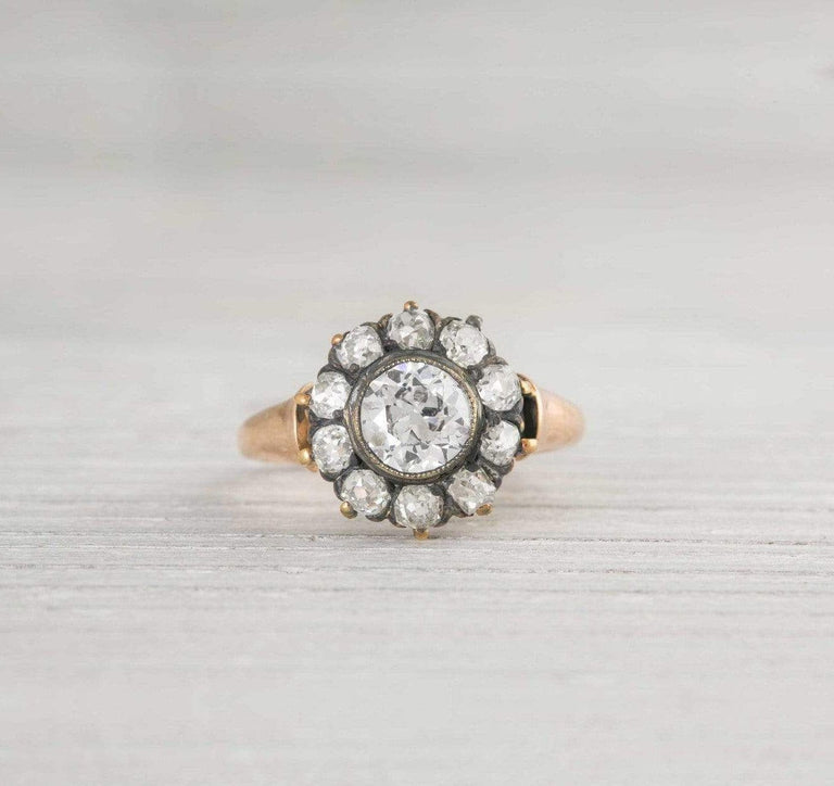 1.07 Carat Antique Victorian Engagement Ring