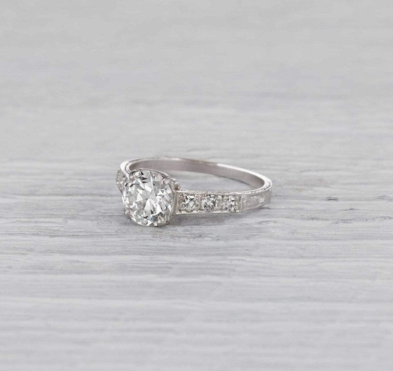 1.07 Carat Edwardian Diamond Engagement Ring