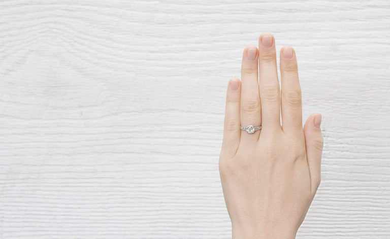 1.07 Carat Edwardian Diamond Engagement Ring