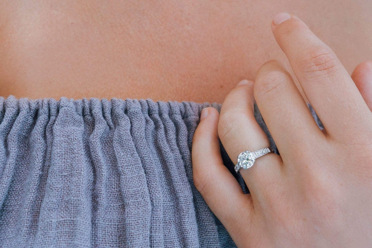 1.07 Carat Edwardian Diamond Engagement Ring