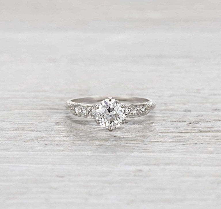 1.08 Carat Edwardian Tiffany & Co. Engagement Ring
