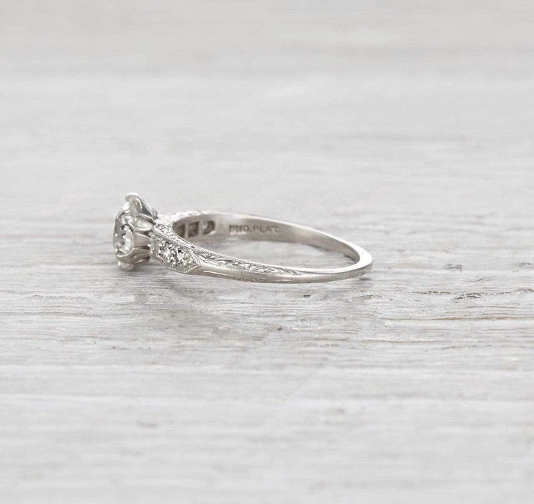 1.08 Carat Edwardian Tiffany & Co. Engagement Ring