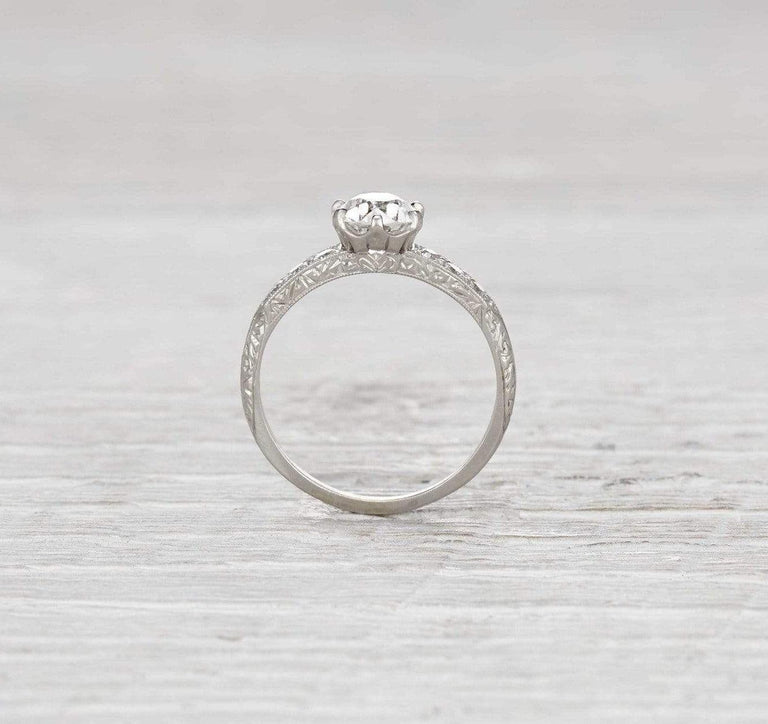 1.08 Carat Edwardian Tiffany & Co. Engagement Ring