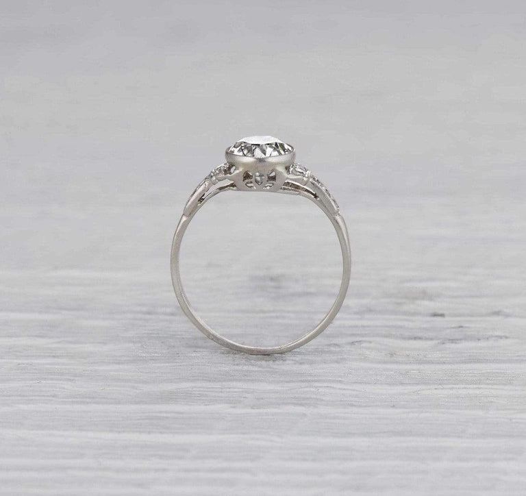 1.09 Carat Art Deco Engagement Ring