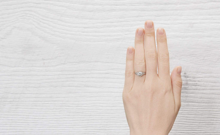1.09 Carat Art Deco Engagement Ring