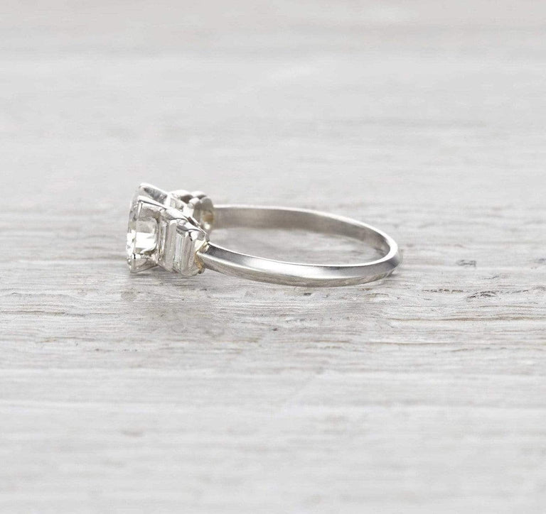 1.10 Carat Art Deco Engagement Ring