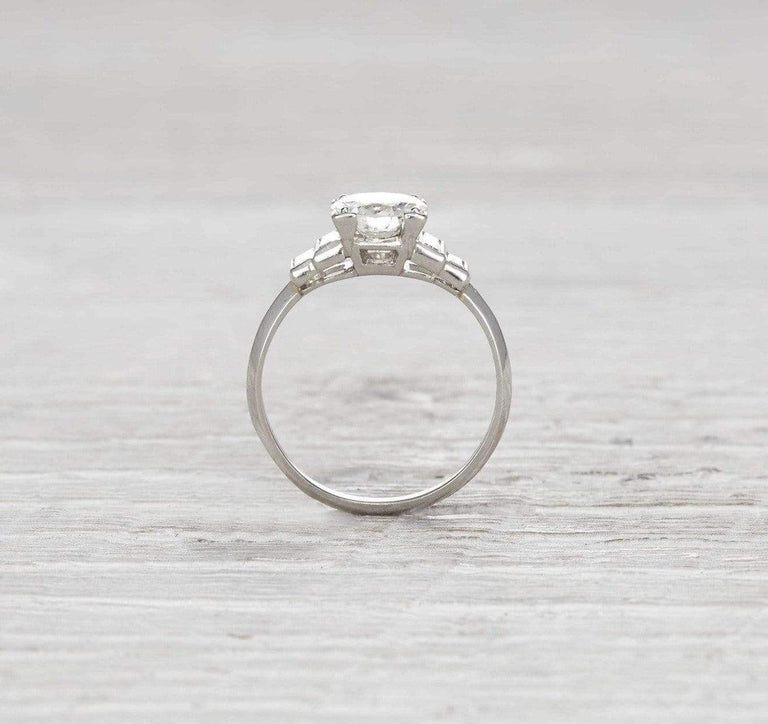 1.10 Carat Art Deco Engagement Ring